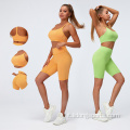 Donne traspiranti comodi sport yoga set da 2 pezzi